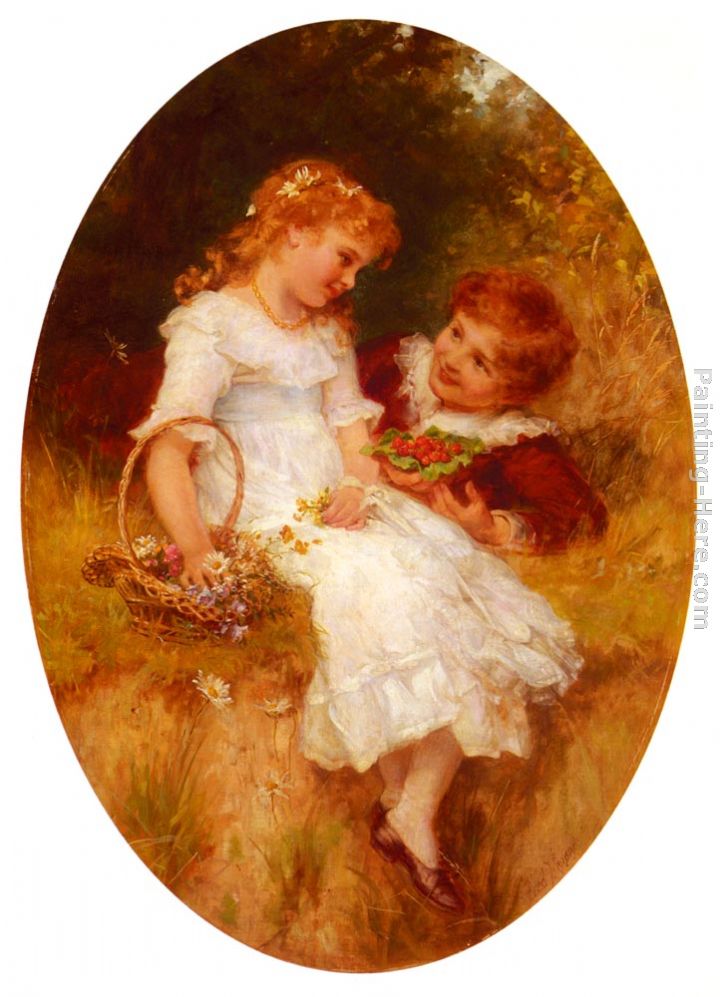 Childhood Sweethearts painting - Frederick Morgan Childhood Sweethearts art painting